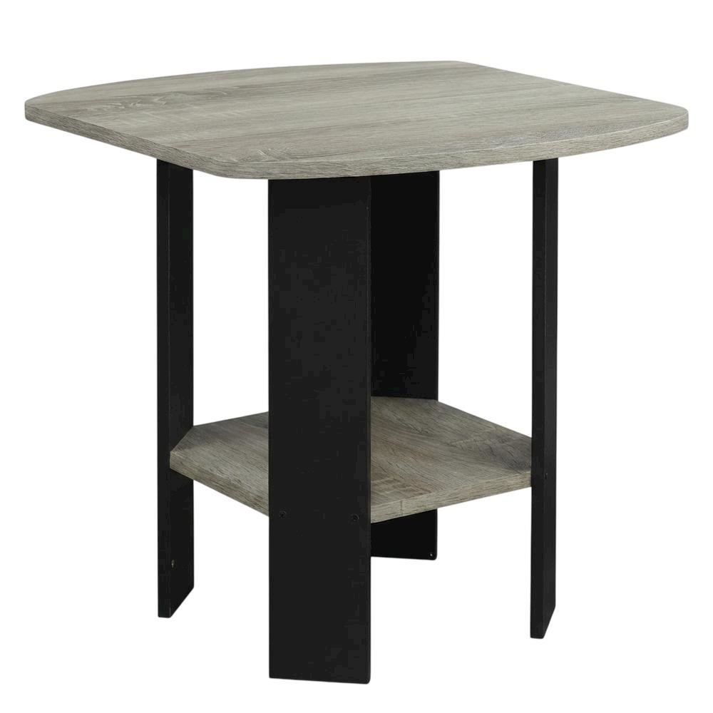 Set of Two Nightstands in Natural Finish with Modern Design. Picture 1