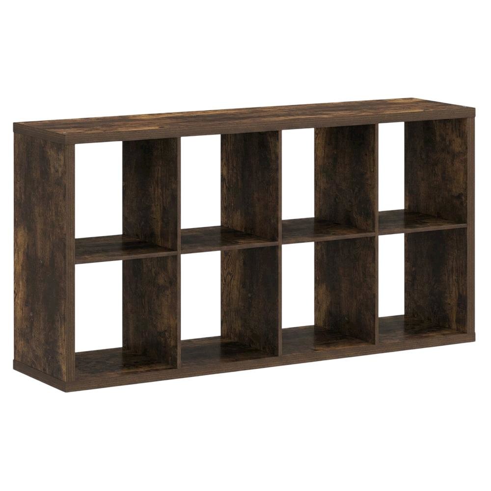 Gold 8-Cube Open Shelf Closet Organizer Extra Thick Engineered Wood. Picture 1