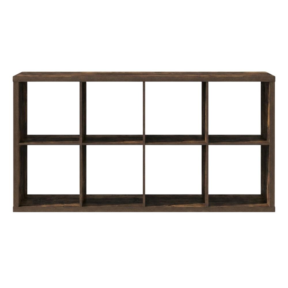 Gold 8-Cube Open Shelf Closet Organizer Extra Thick Engineered Wood. Picture 4
