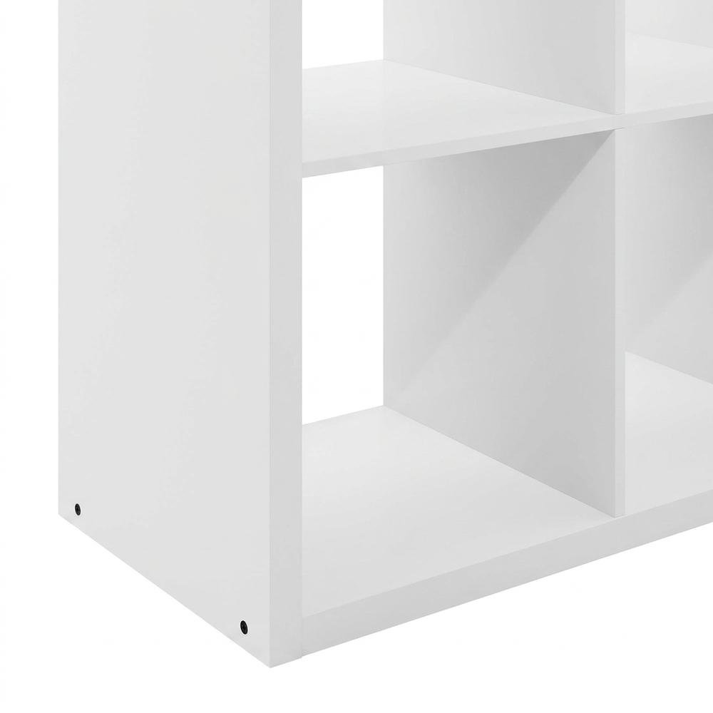 White 9-Cube Open Storage Organizer, Modular Shelving Unit. Picture 5