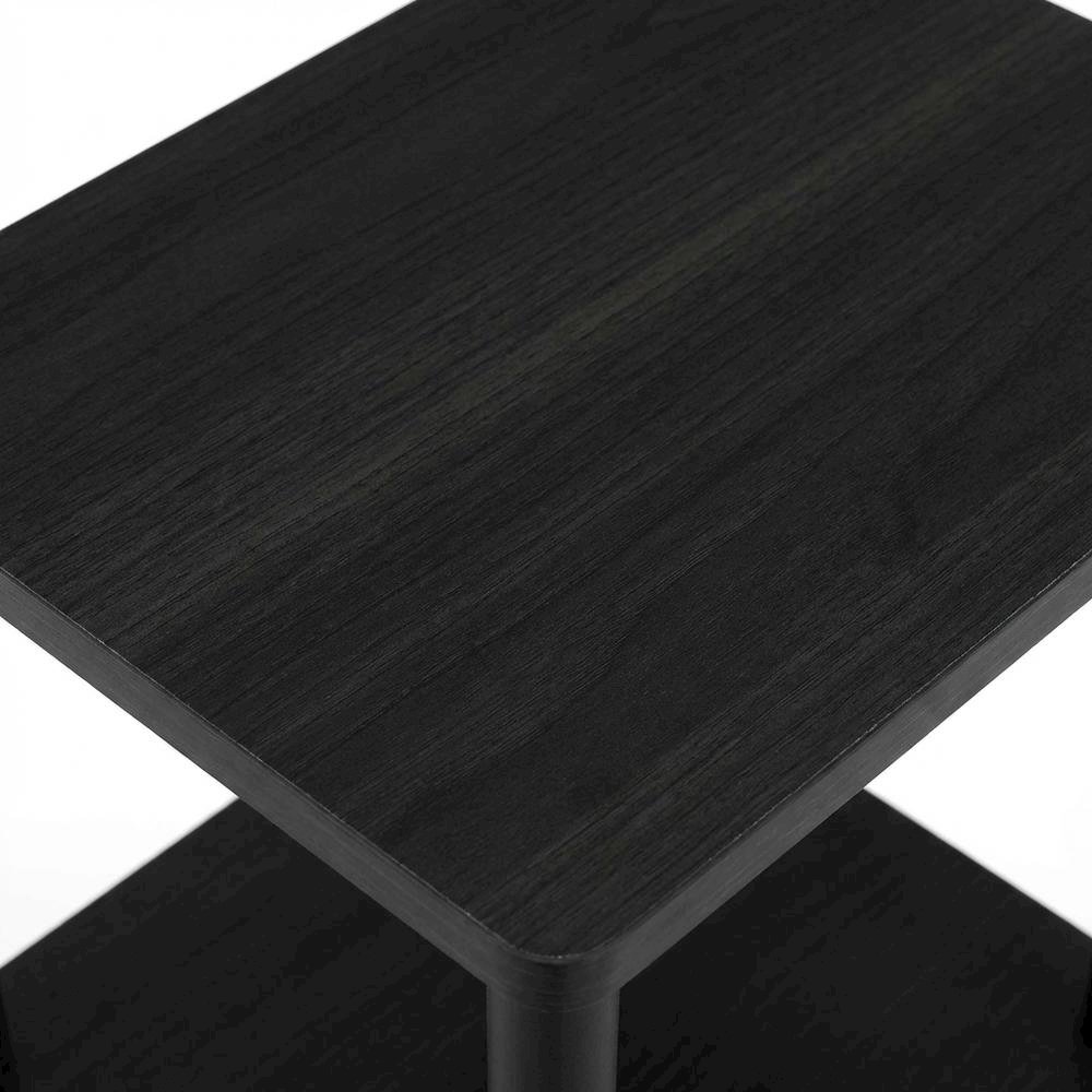 Modern Entertainment Center in Espresso/Black with Spacious Shelves and Storage. Picture 5