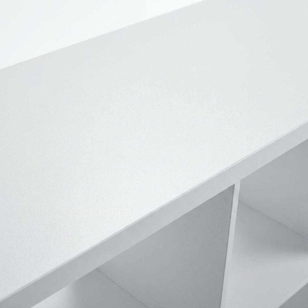 White 9-Cube Open Storage Organizer, Modular Shelving Unit. Picture 6