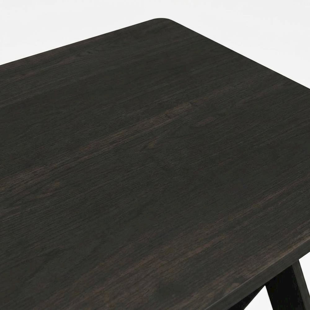 Black espresso end table with sleek surface and versatile design. Picture 5