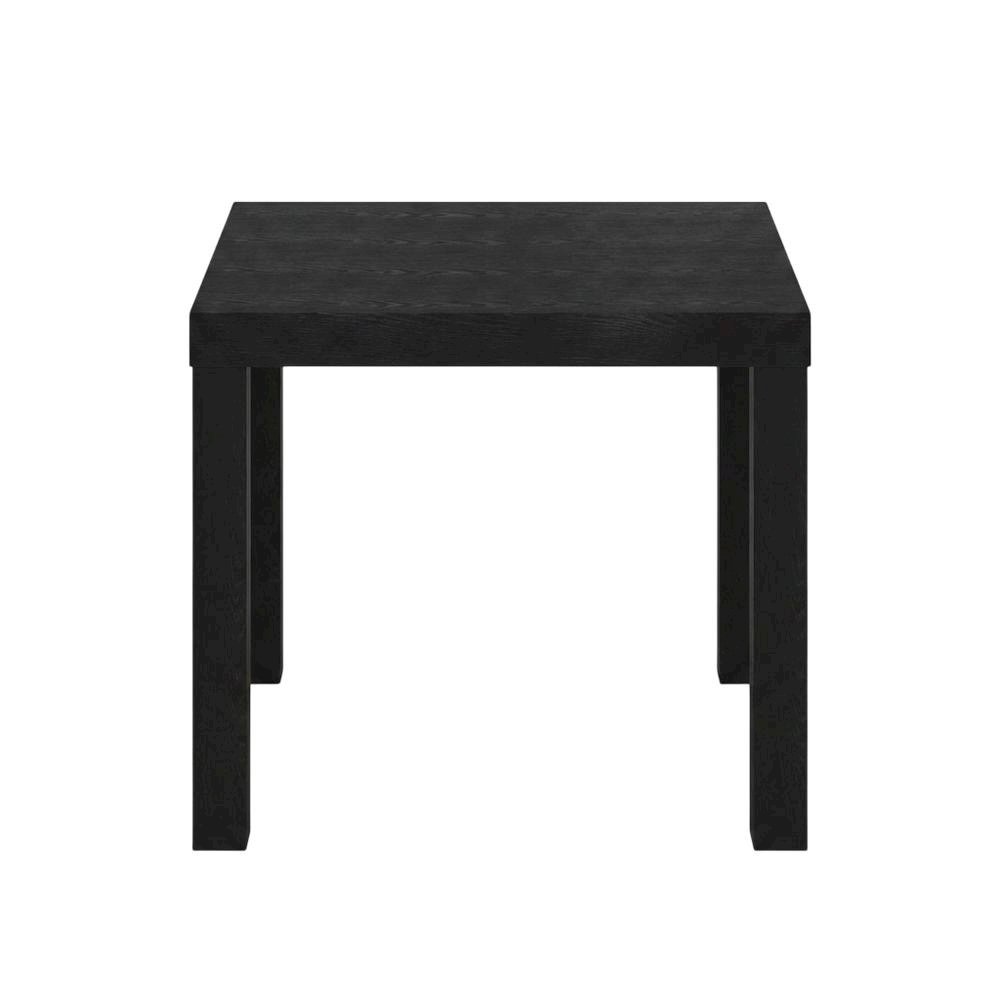 Black, Side Table, Quality Build, Durable Wood Frame. Picture 4