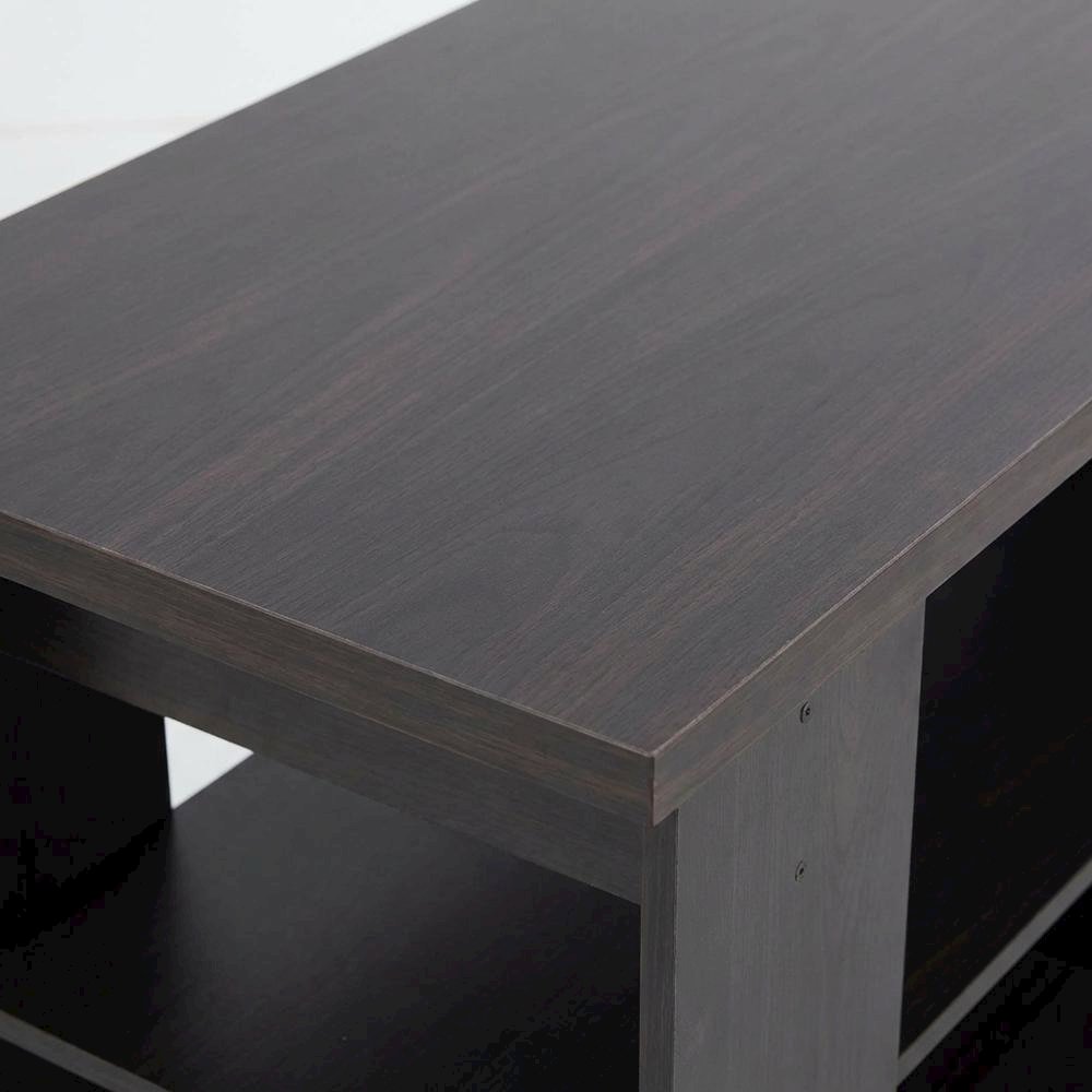 Espresso TV Stand for Up to 50-Inch with Composite Wood Finish. Picture 5