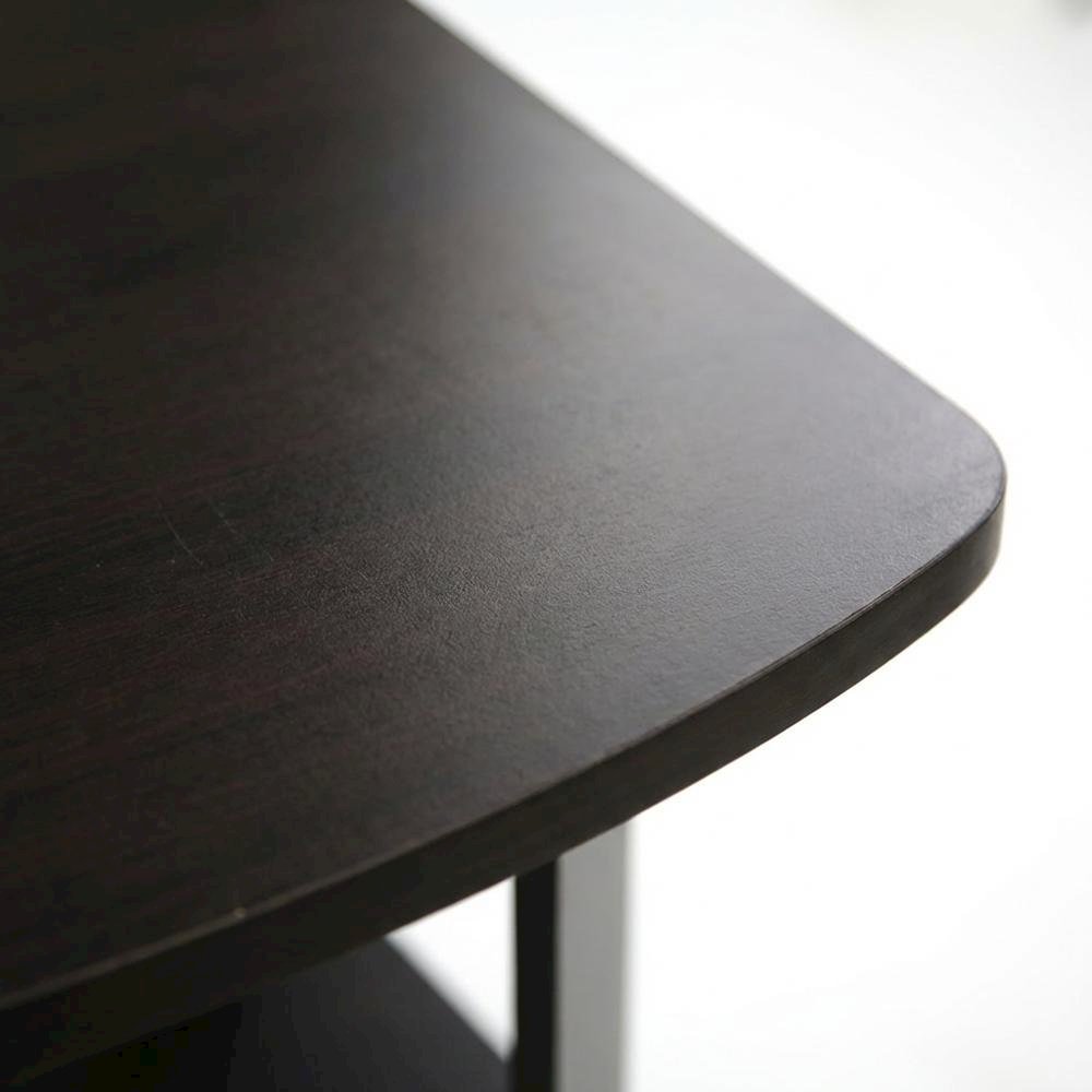 Espresso, End Side Table, Quality Build, Durable Wood Frame. Picture 6
