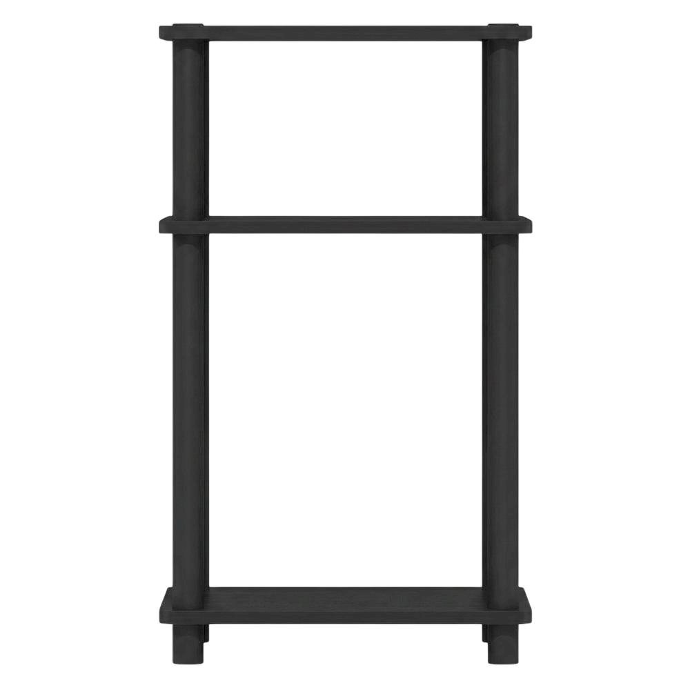 Dark Americano 3-Tier End Table with Modern Nightstand Design. Picture 4