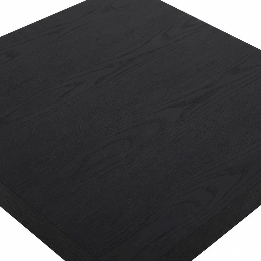 Black, Side Table, Quality Build, Durable Wood Frame. Picture 5