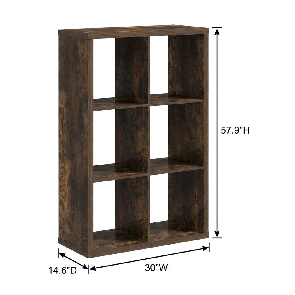 Gold 8-Cube Open Shelf Closet Organizer Extra Thick Engineered Wood. Picture 7