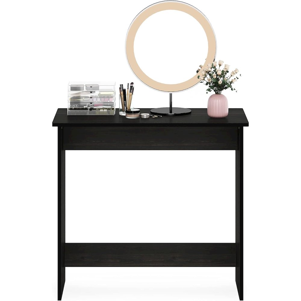 Black Wooden Office Desk with Storage, Writing Desk and Study Desk Design. Picture 4