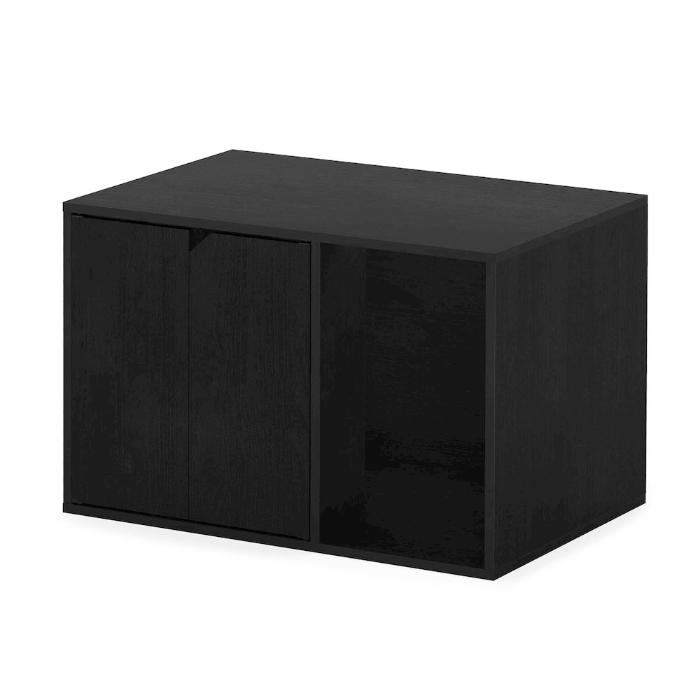 Furinno Peli Small End Table with Litter Box Enclosure, Americano. Picture 1