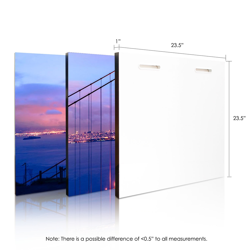 SENIK Golden Gate 3-Panel MDF Framed Photography Triptych Print, 72 x 24-in. Picture 2