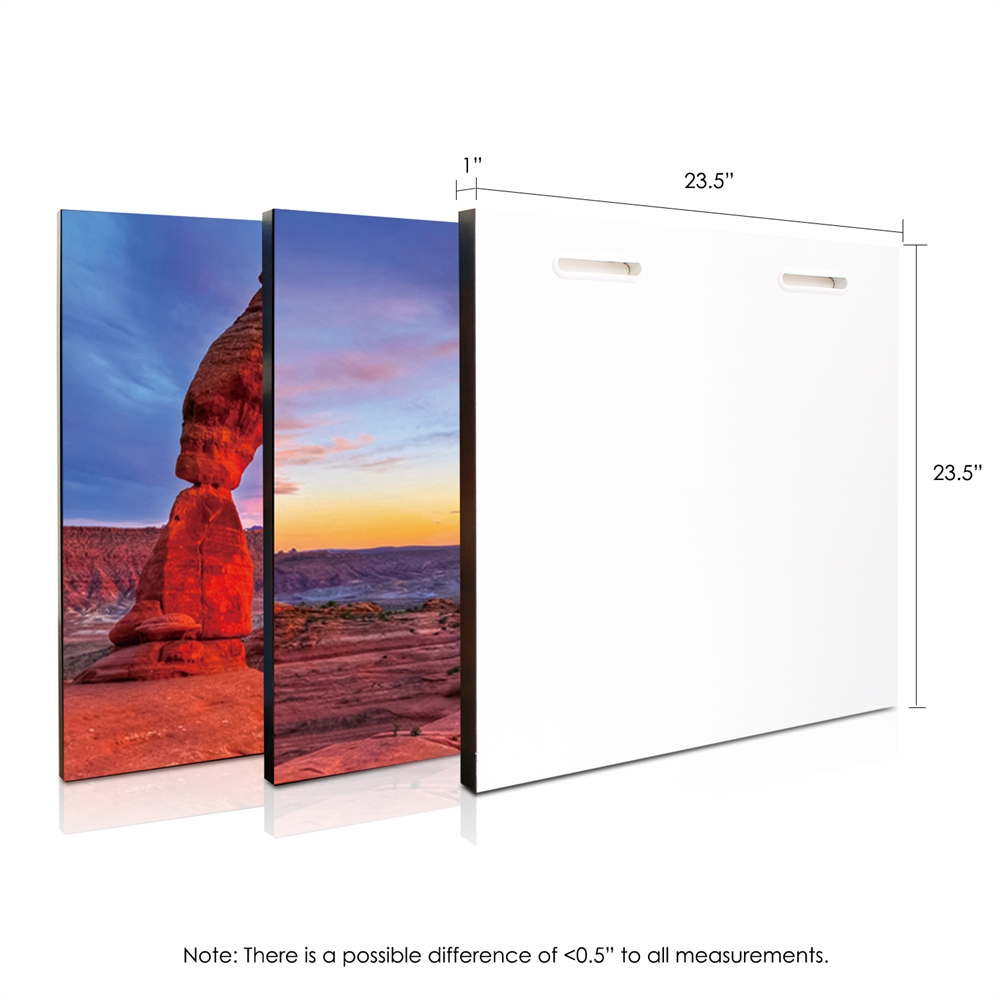 SENIK Declicate Arch 3-Panel MDF Framed Photography Triptych Print, 72 x 24-in. Picture 2