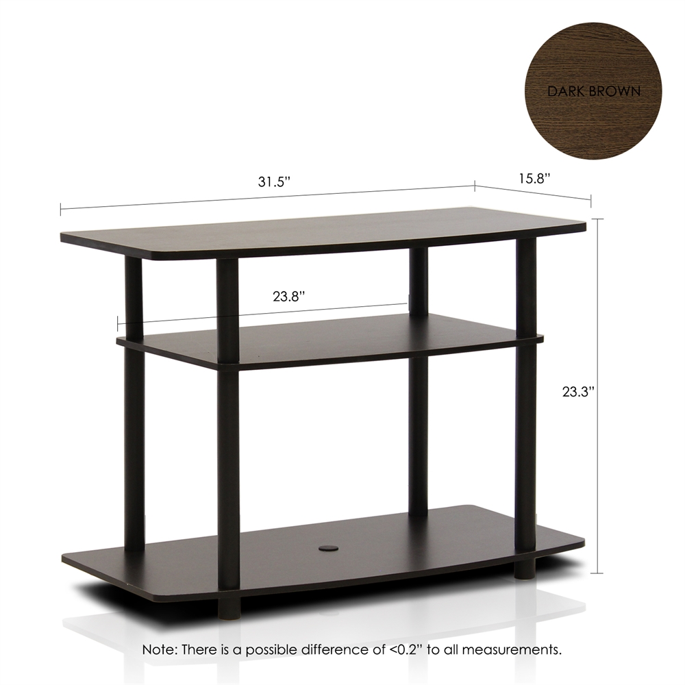 Turn-N-Tube No Tools 3-Tier TV Stands. Picture 2