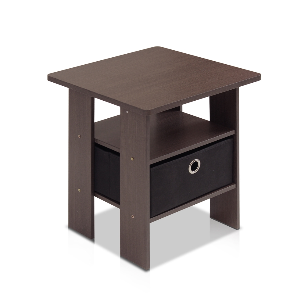 End Table Bedroom Night stand w/Bin Drawer. Picture 1