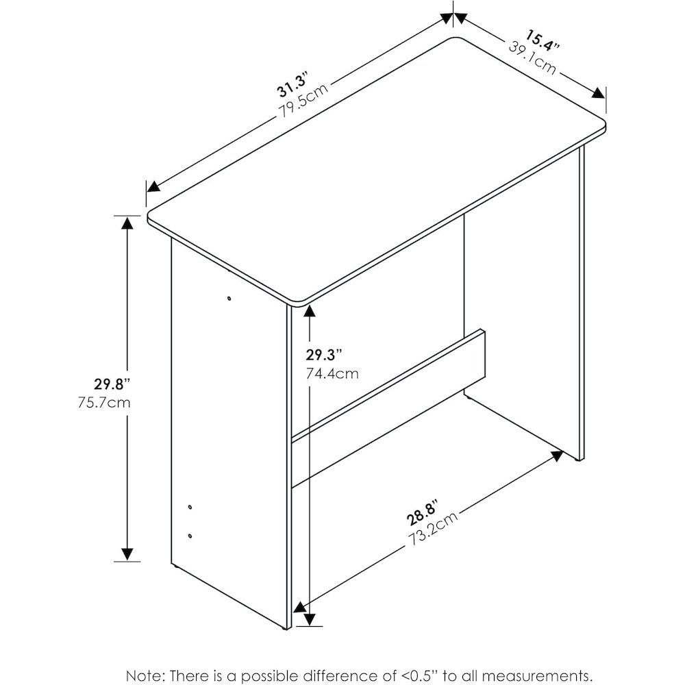 Black Wooden Office Desk with Storage, Writing Desk and Study Desk Design. Picture 8