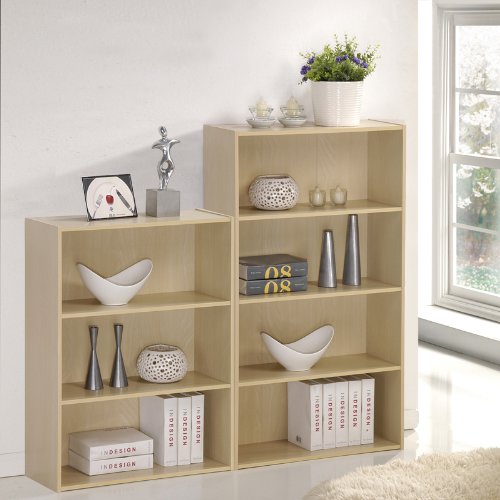Pasir 3 Tier Open Shelf, Steam Beech. Picture 6