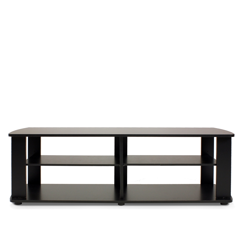 THE Entertainment Center TV Stand, Black. Picture 1