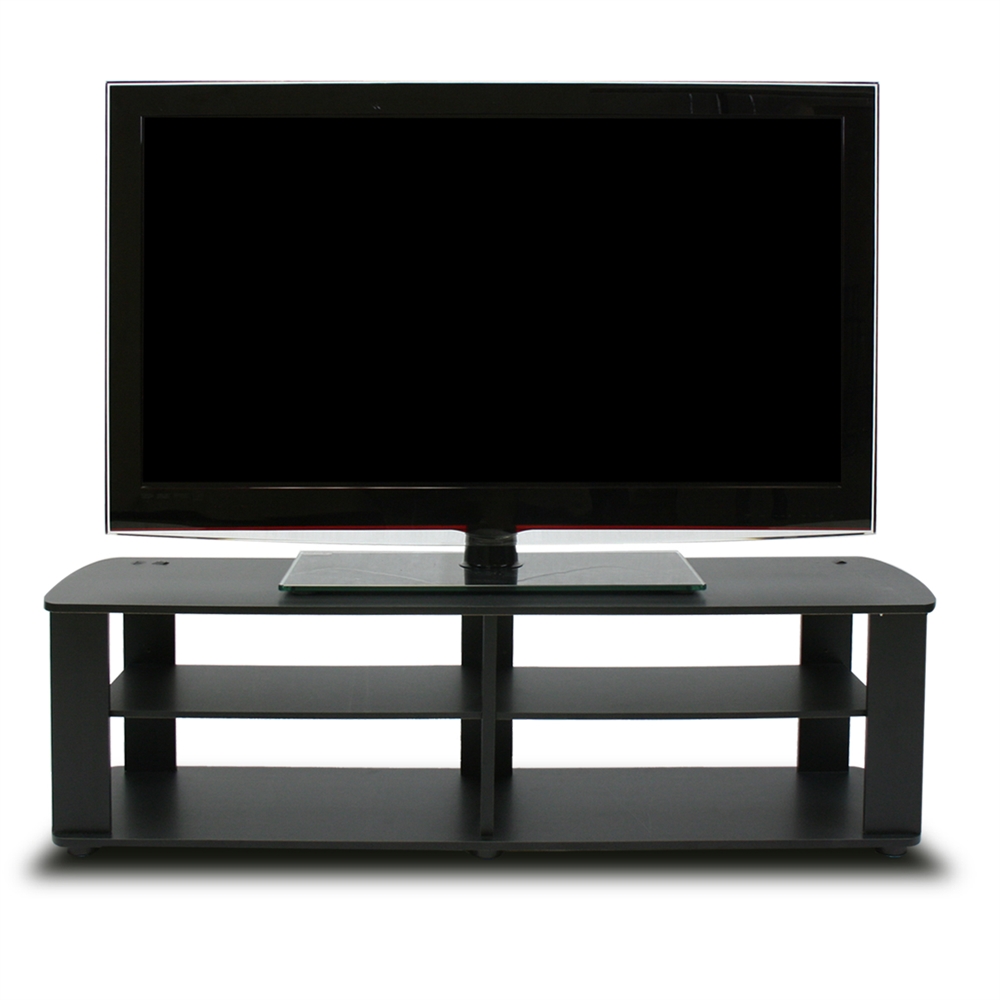 THE Entertainment Center TV Stand, Black. Picture 3