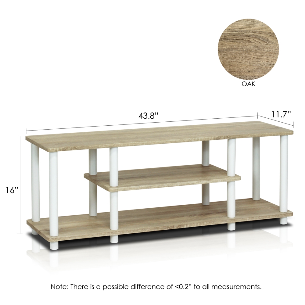 Turn-N-Tube No Tools 3D 3-Tier Entertainment TV Stands. Picture 2