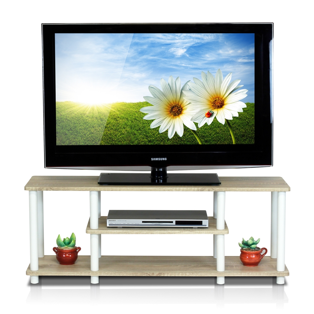Turn-N-Tube No Tools 3D 3-Tier Entertainment TV Stands. Picture 3