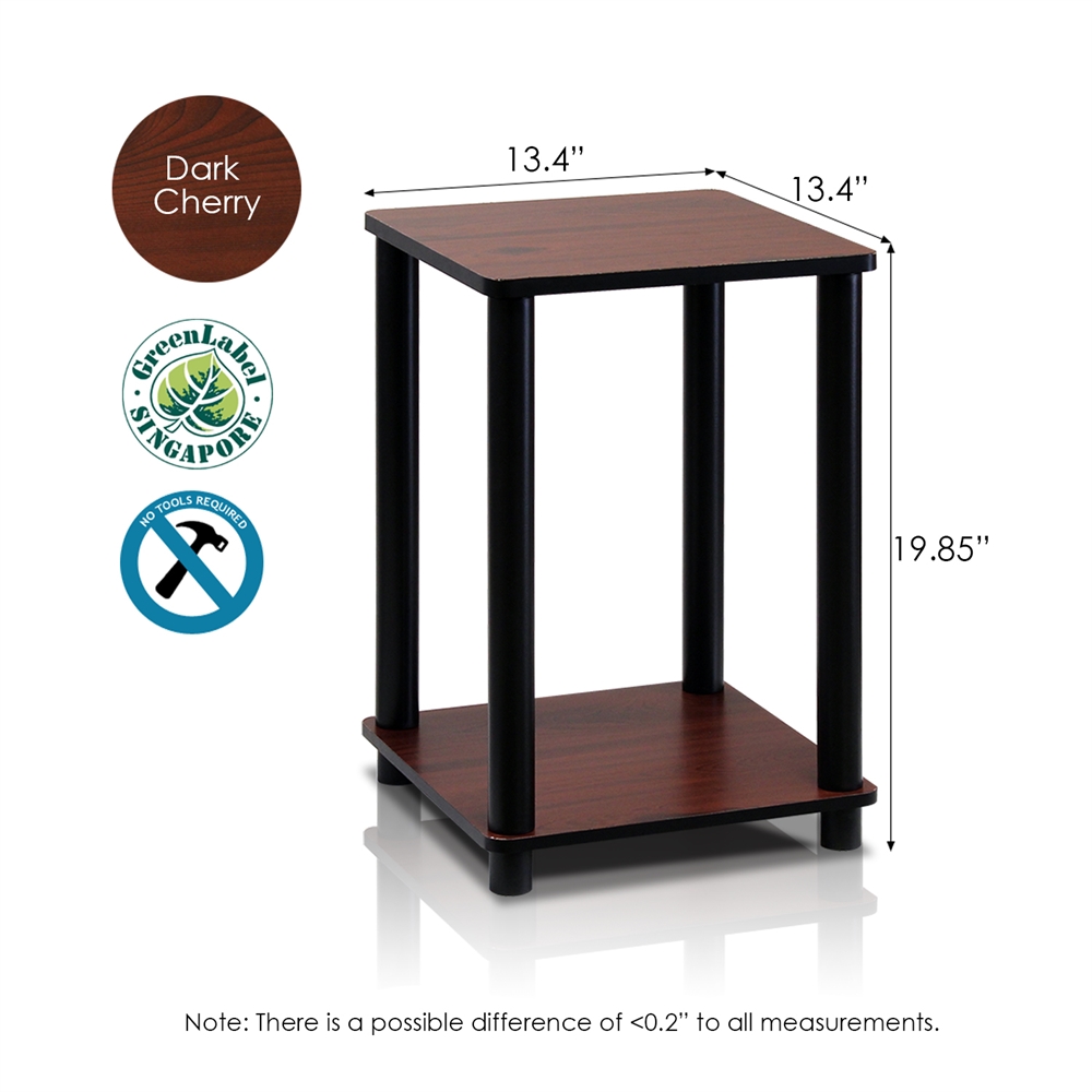 Turn-N-Tube End Table Corner Shelves, Set of 2. Picture 2