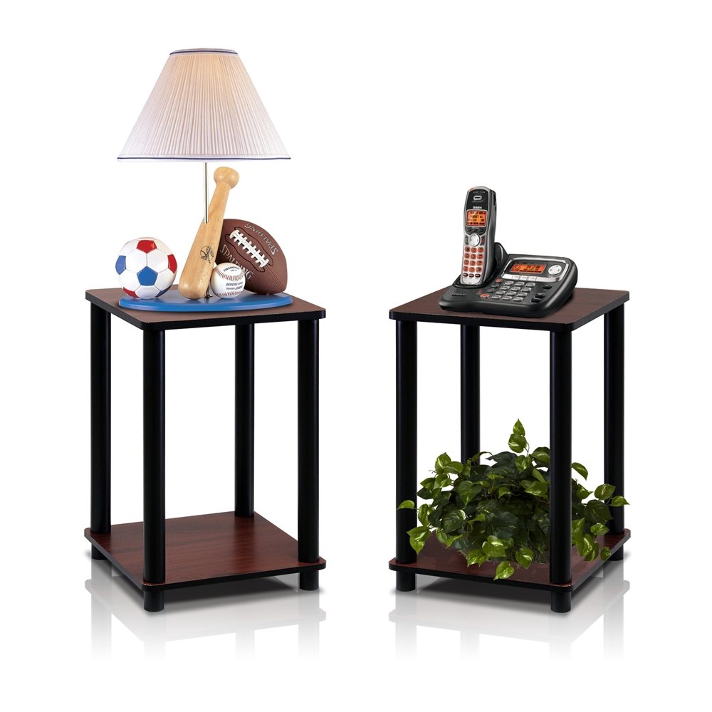 Turn-N-Tube End Table Corner Shelves, Set of 2. Picture 3