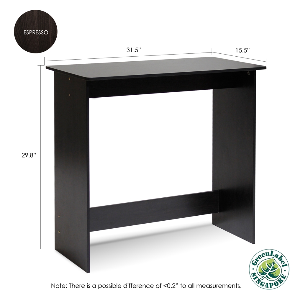 Simplistic Study Table, Espresso. Picture 2
