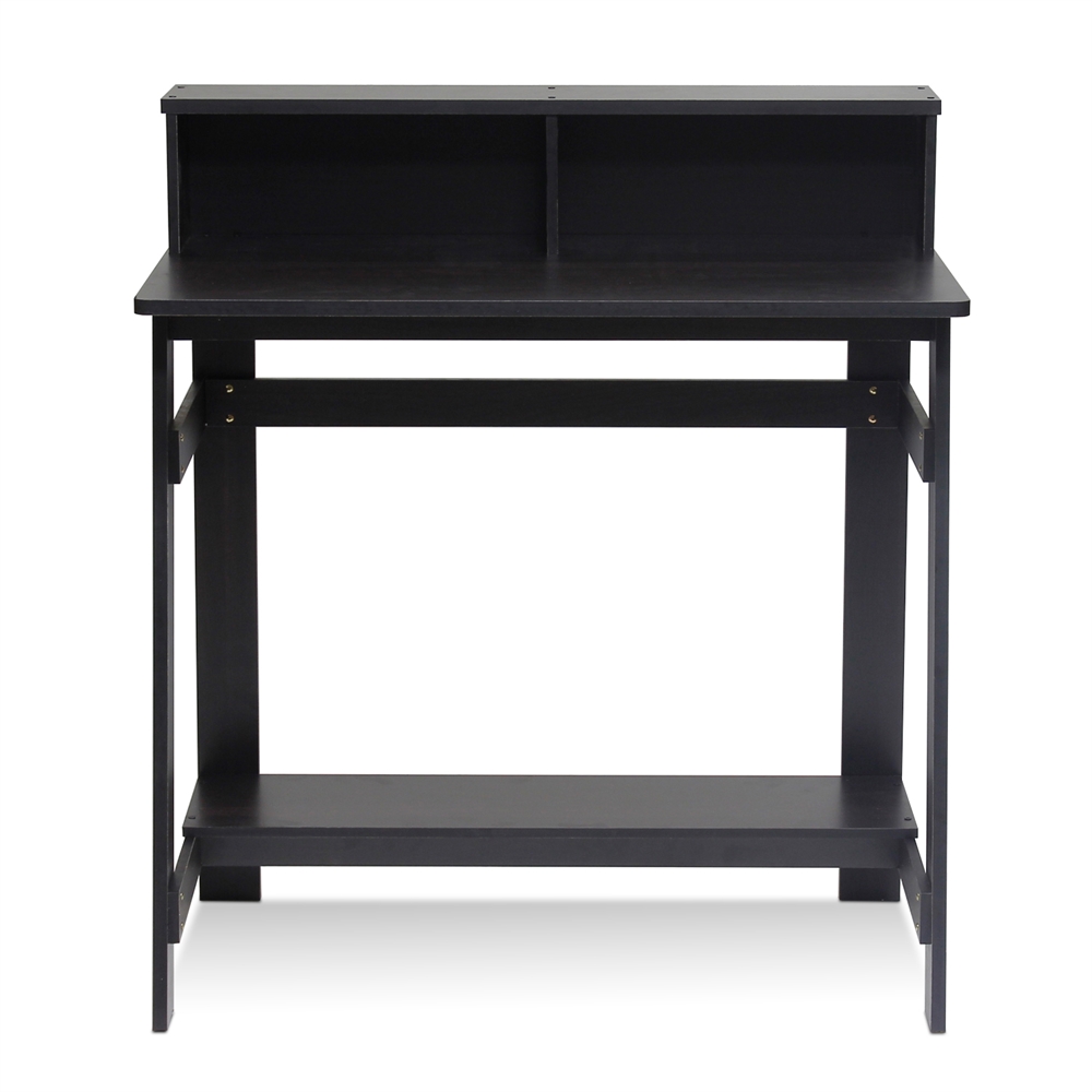 Simplistic A Frame Computer Desk, Espresso. Picture 1