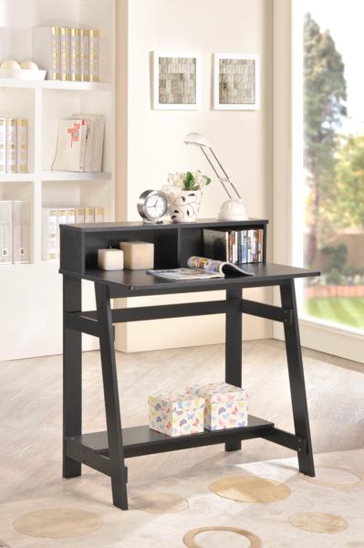 Simplistic A Frame Computer Desk, Espresso. Picture 4
