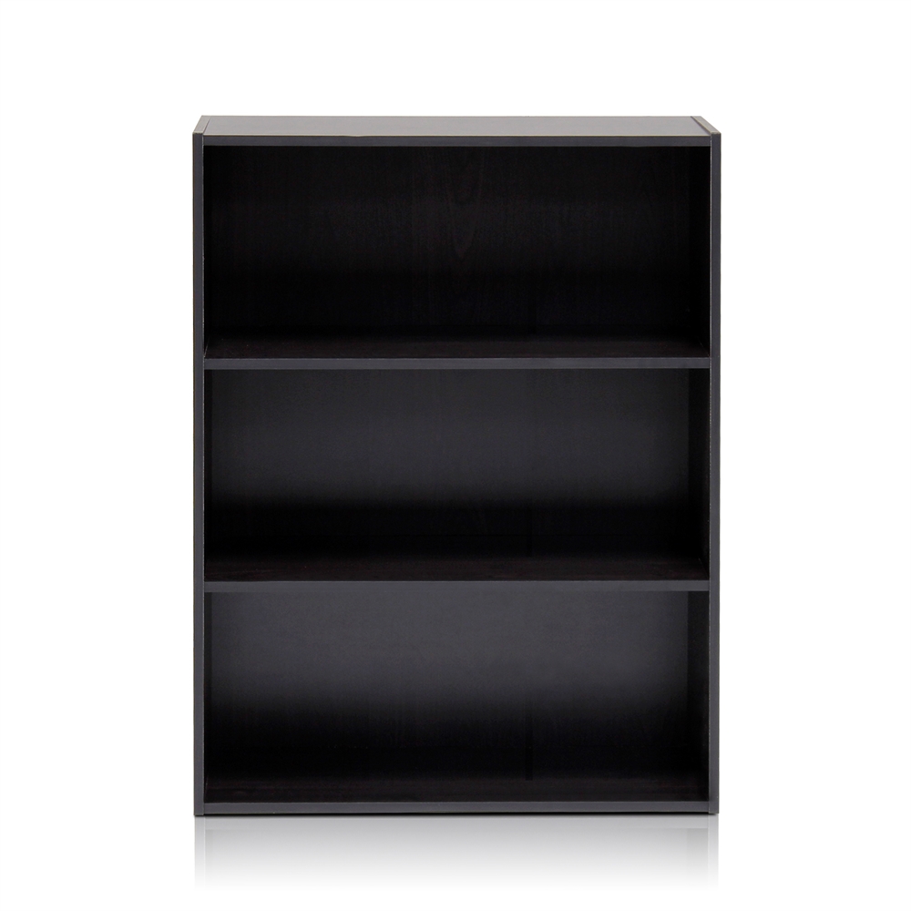 Pasir 3 Tier Open Shelf, Espresso. Picture 1