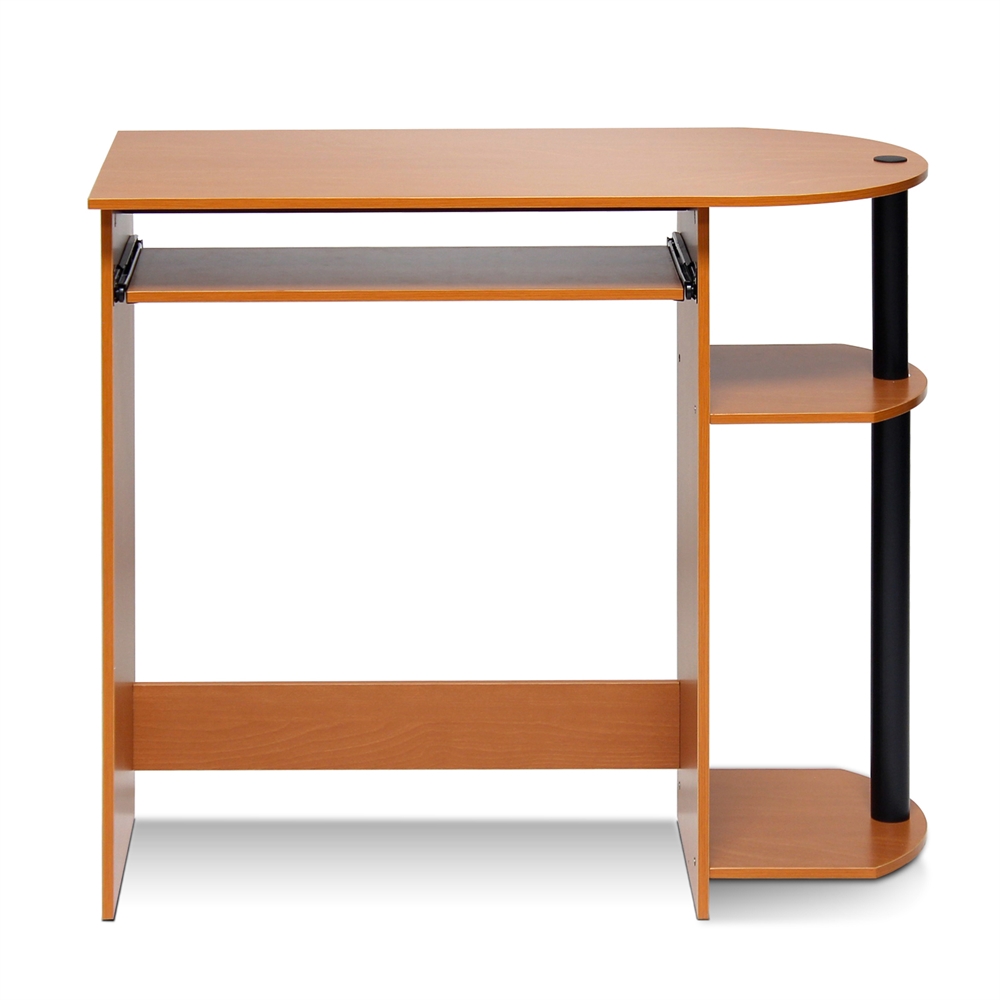 Easy Assembly Computer Desk, Light Cherry. Picture 1