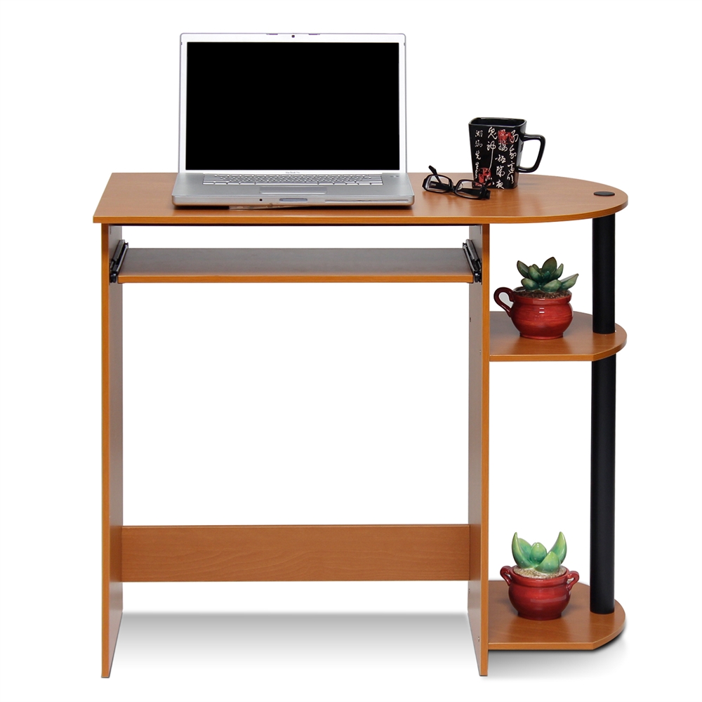 Easy Assembly Computer Desk, Light Cherry. Picture 3