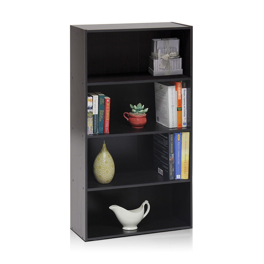 Pasir 4-Tier Open Shelf, Espresso. Picture 3