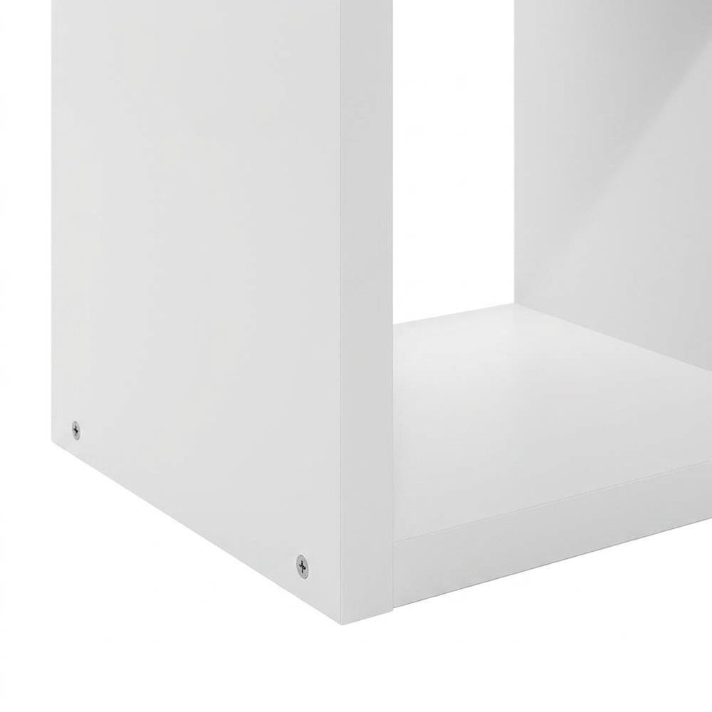 White 4-Cube Open Storage Organizer, Modular Shelving Unit. Picture 5