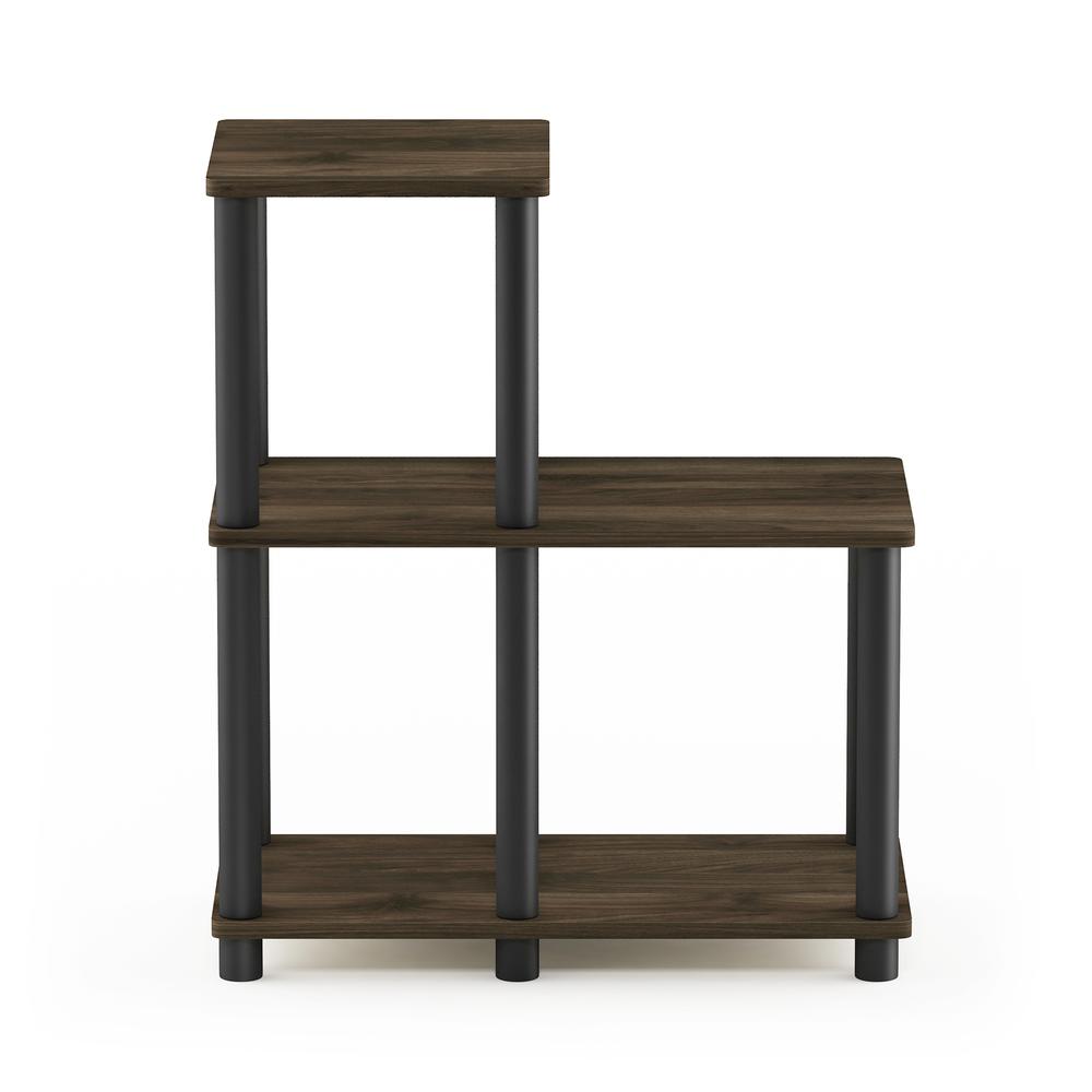 Furinno Turn-N-Tube Accent Decorative Shelf, Columbia Walnut/Black. Picture 3