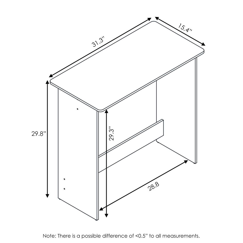 Furinno Simplistic Study Table, Sonoma Oak. Picture 2