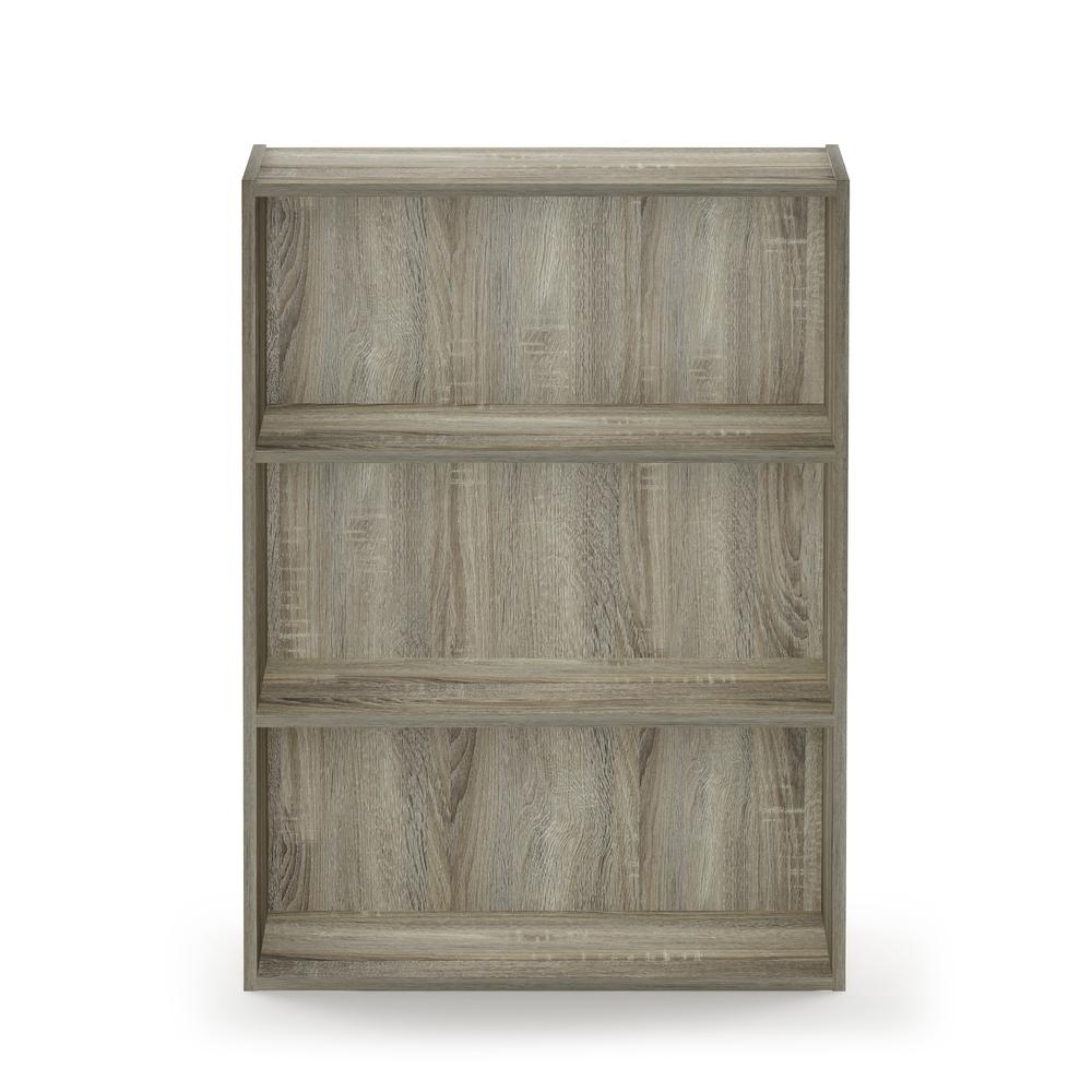 Furinno Pasir 3 Tier Open Shelf, Sonoma Oak. Picture 3