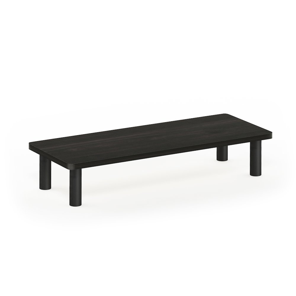 Turn-N-Tube Computer Monitor Stand for Desk, Espresso/Black. Picture 1