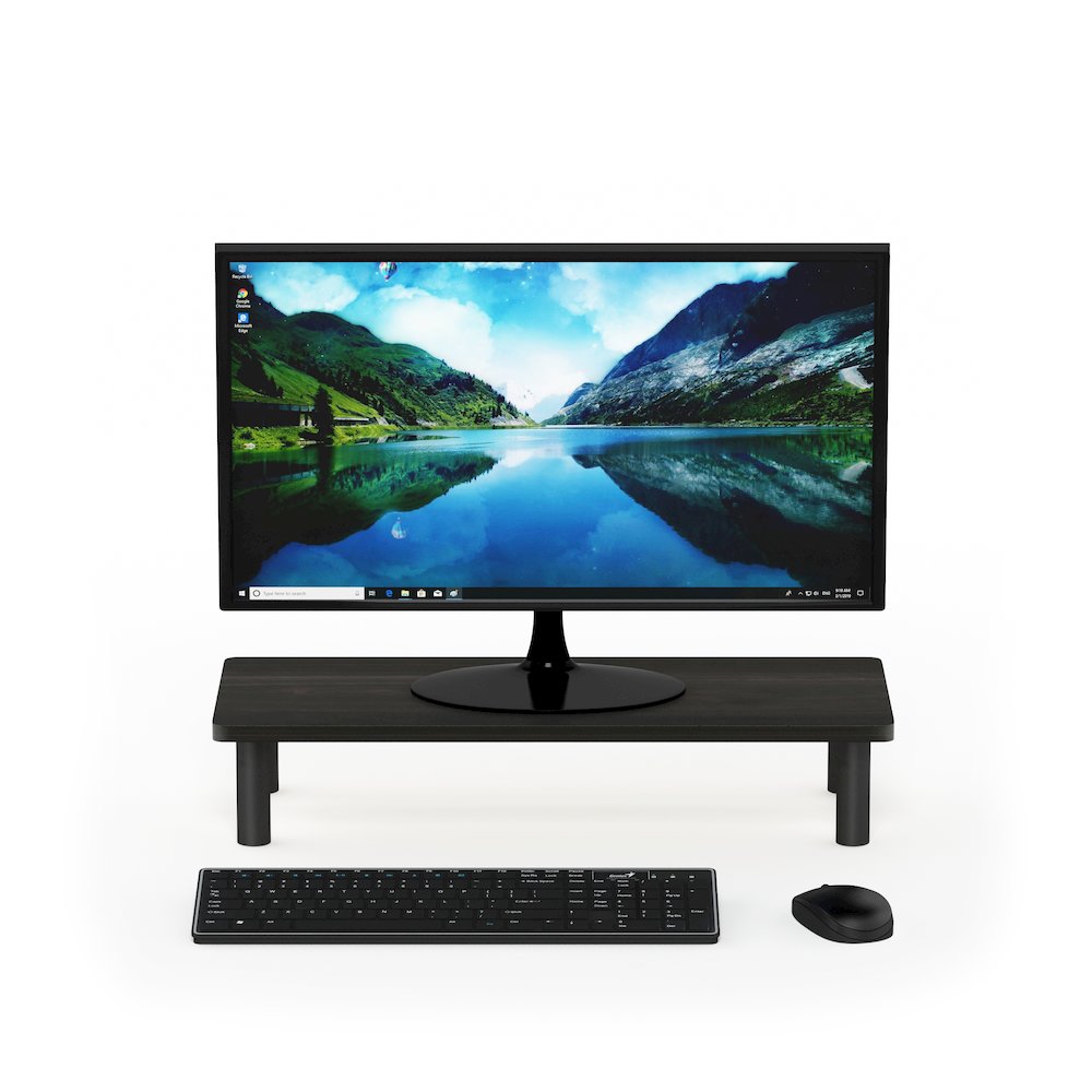 Turn-N-Tube Computer Monitor Stand for Desk, Espresso/Black. Picture 5