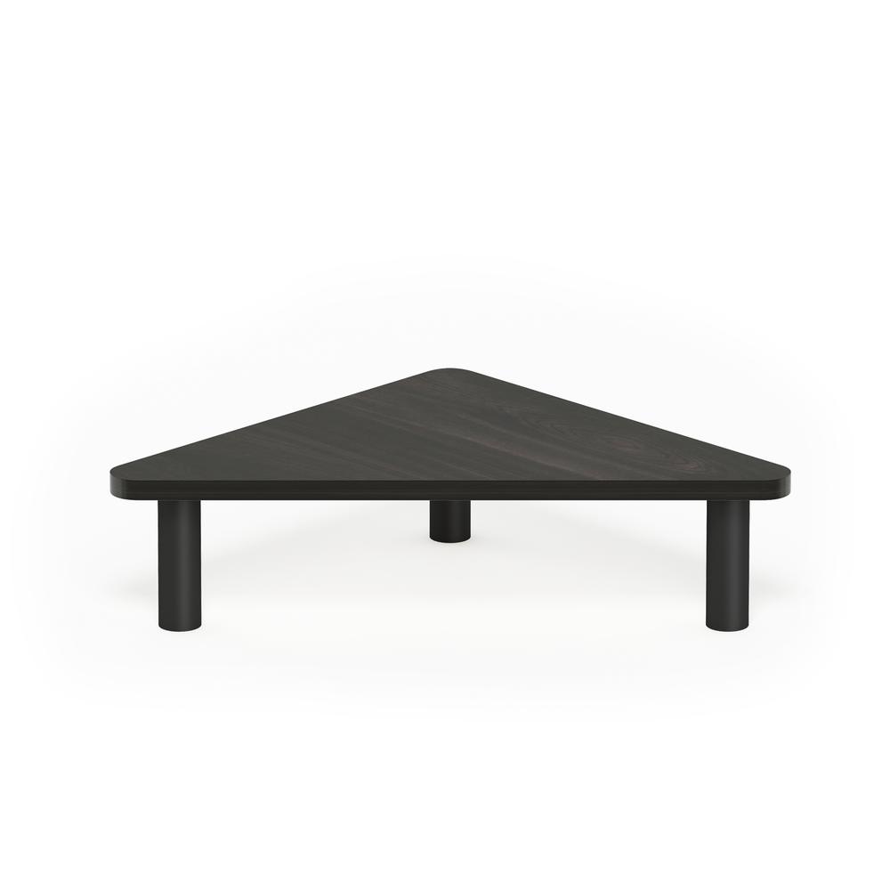 Furinno Turn-N-Tube Corner Monitor Riser Stand, Espresso/Black. Picture 3