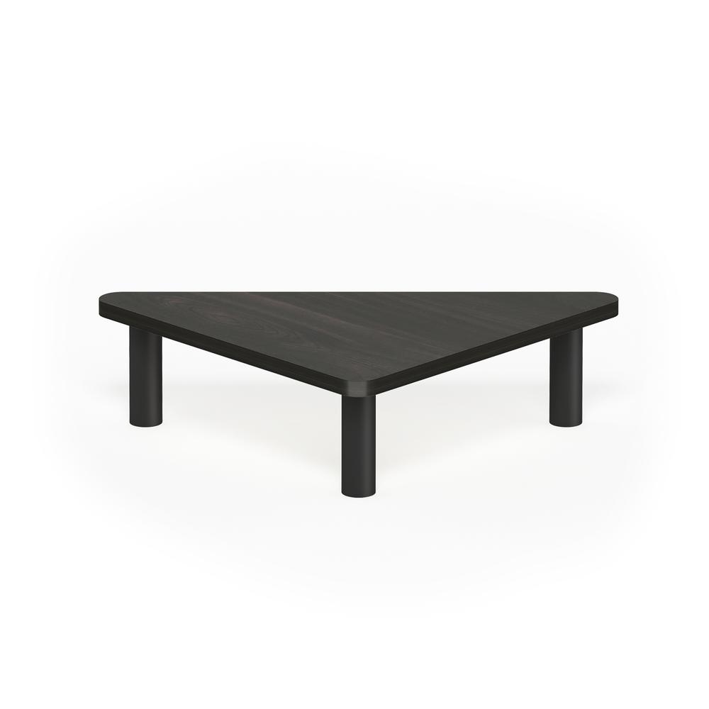 Furinno Turn-N-Tube Corner Monitor Riser Stand, Espresso/Black. Picture 4