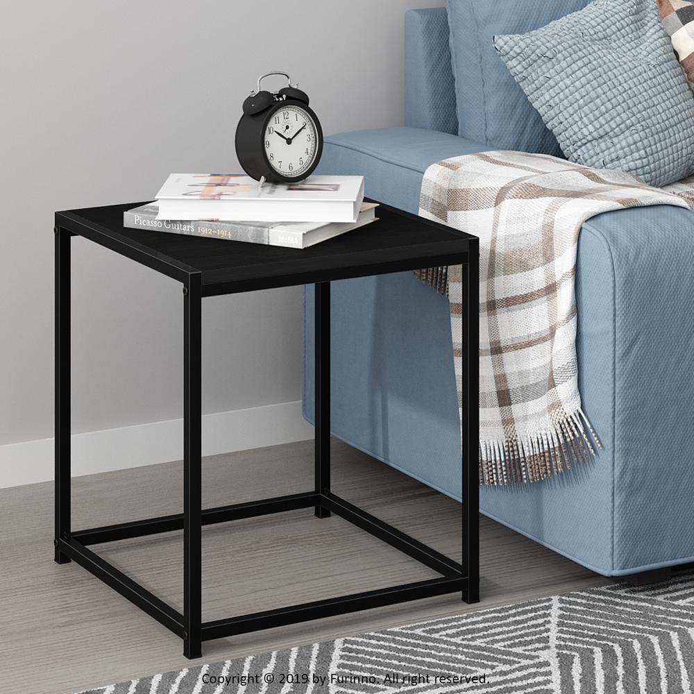 Furinno Camnus Modern Living End Table, Americano. Picture 6