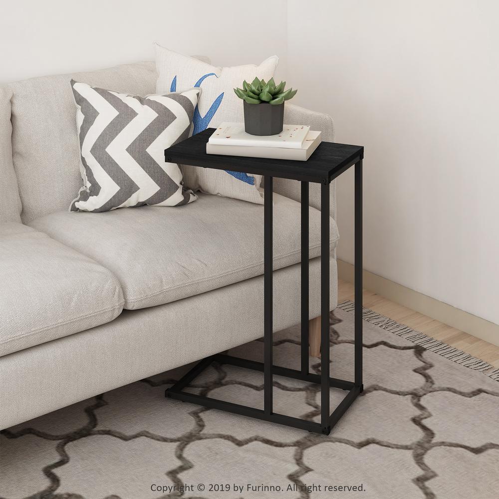 Furinno Camnus Modern Living Sofa Side Table, Americano. Picture 6