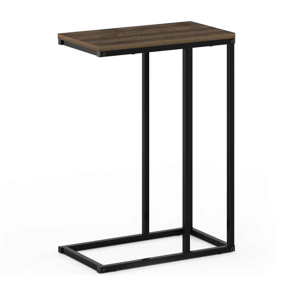 Furinno Camnus Modern Living Sofa Side Table, Columbia Walnut. Picture 1