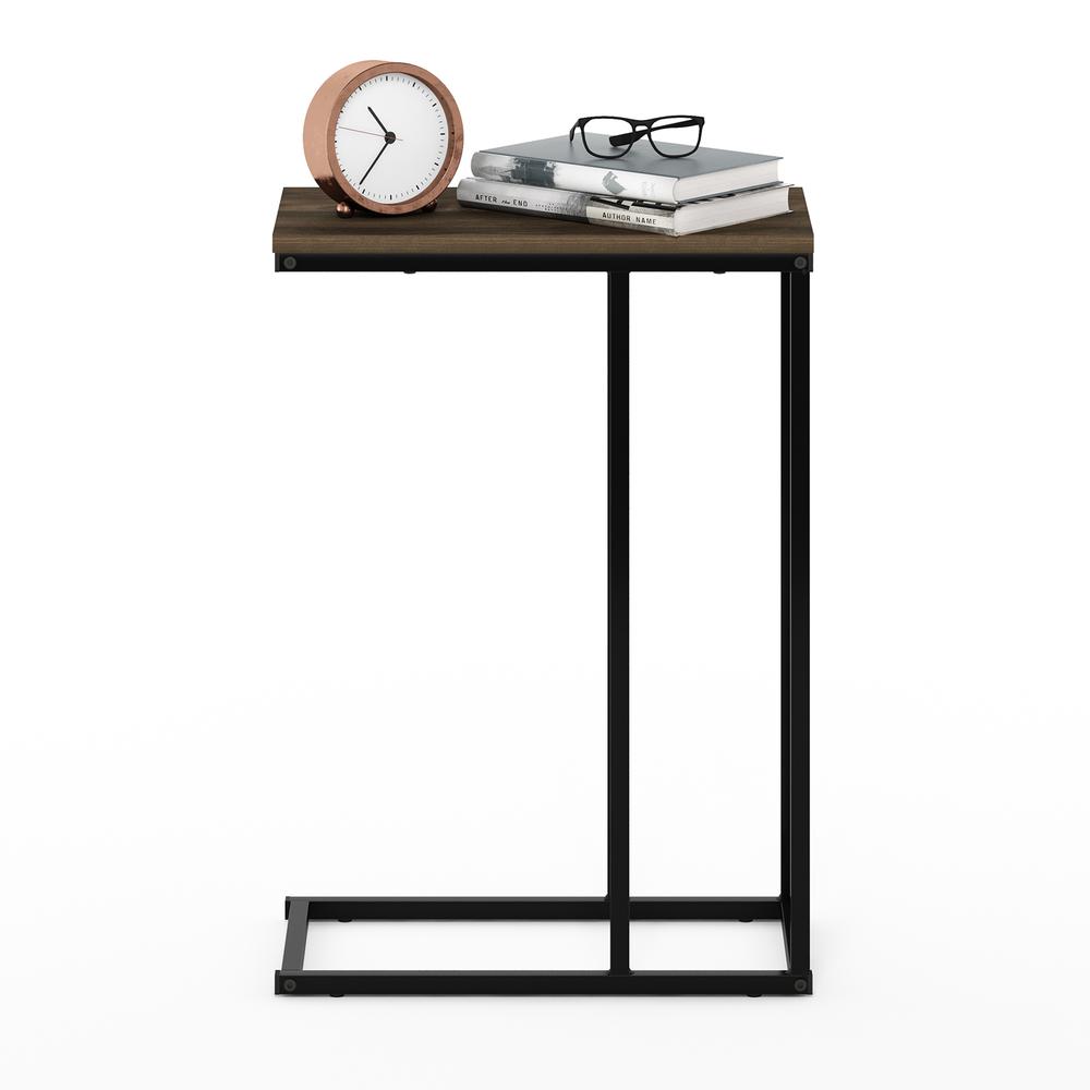 Furinno Camnus Modern Living Sofa Side Table, Columbia Walnut. Picture 5