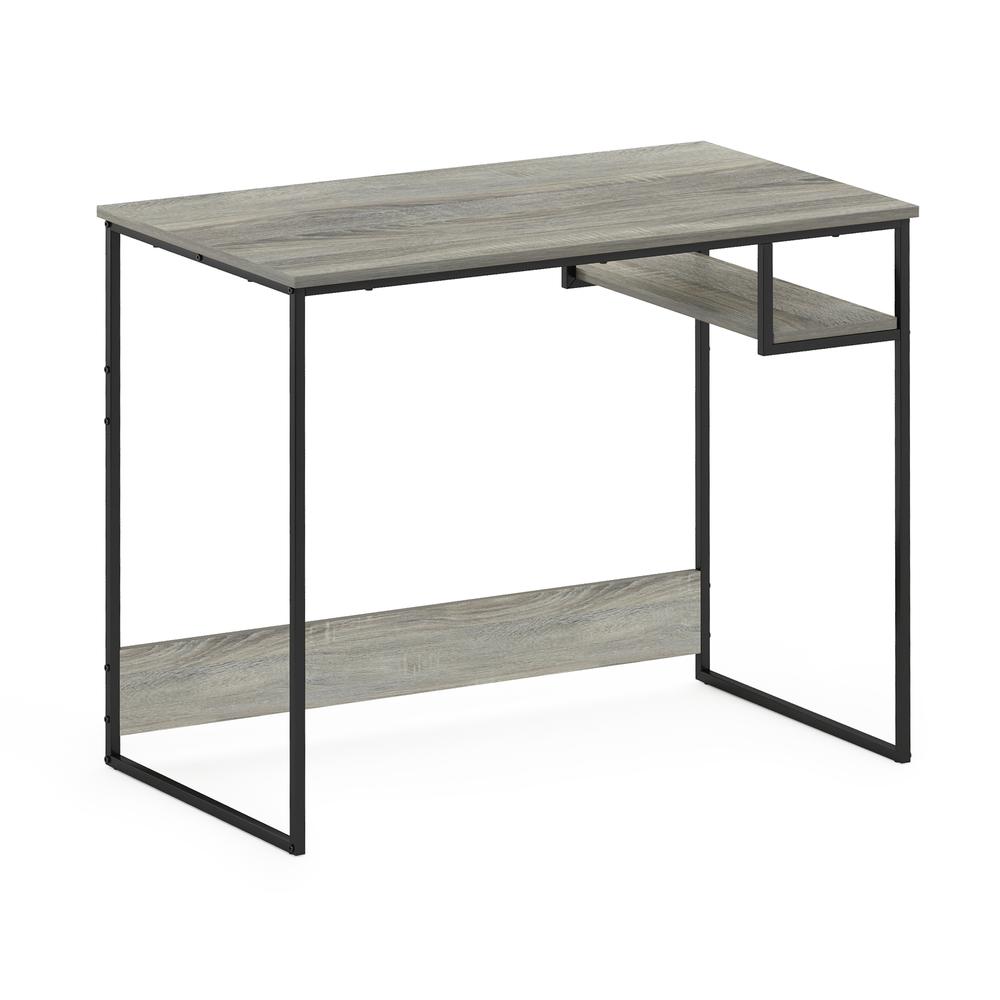 Furinno Moretti Modern Lifestyle Study Desk, 35, French Oak Grey. Picture 1