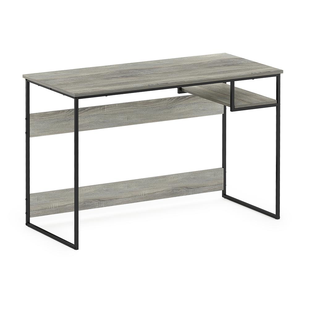 Furinno Moretti Modern Lifestyle Study Desk, 45, French Oak Grey. Picture 1