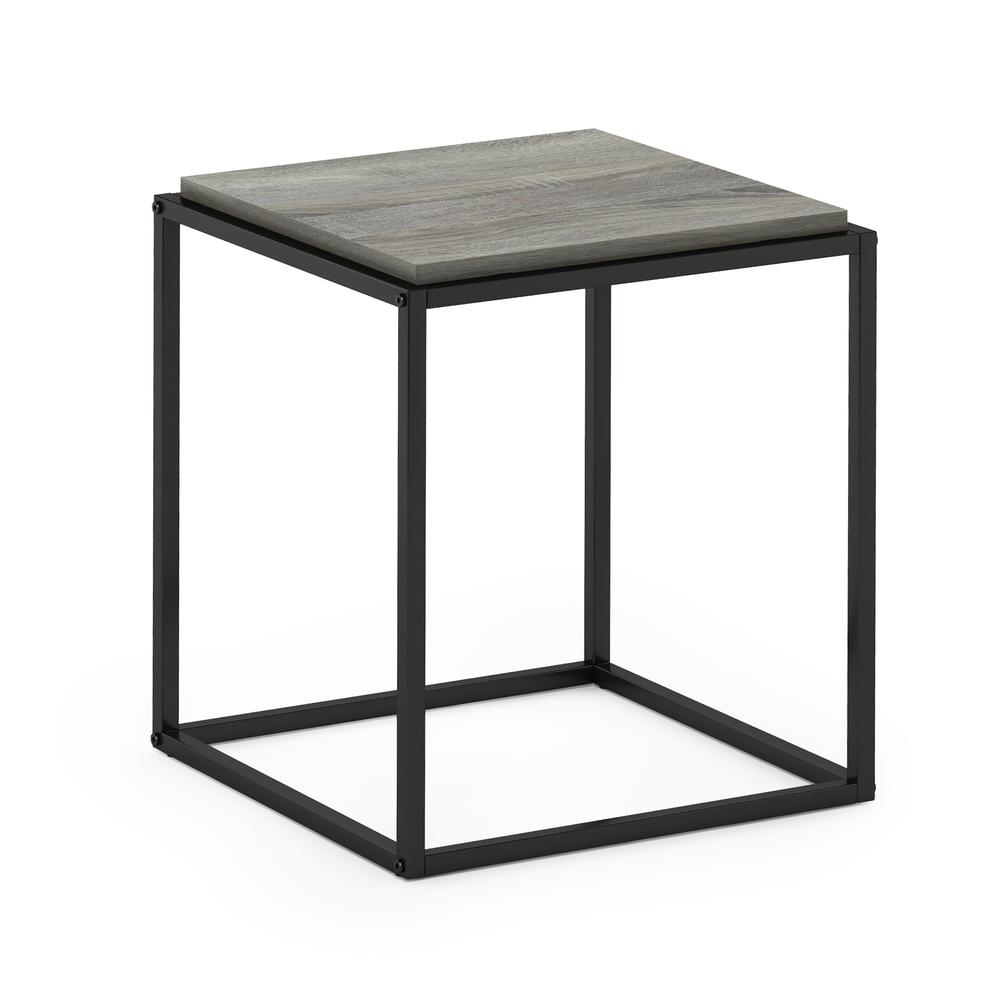 Furinno Moretti Modern Lifestyle Stackable Shelf, 1-Tier, French Oak Grey. Picture 1