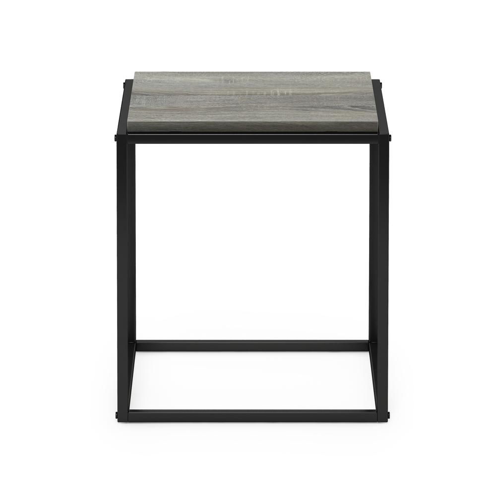 Furinno Moretti Modern Lifestyle Stackable Shelf, 1-Tier, French Oak Grey. Picture 3